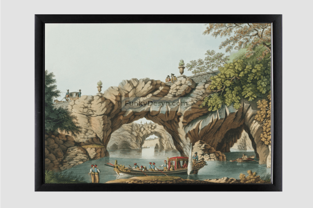 View at Villa Scabrosa by Luigi Mayer (1755-1803)