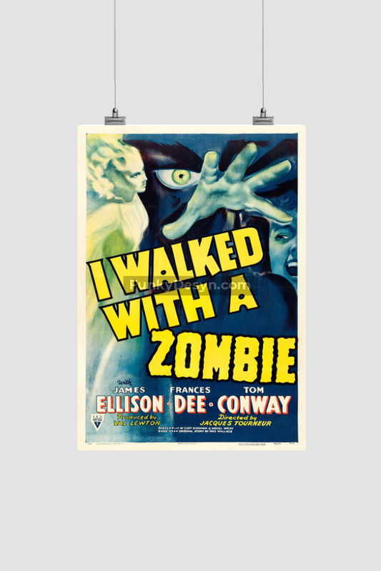 I Walked With A Zombie -1943 8.3X11.7 Inches/ Rolled Poster Decor