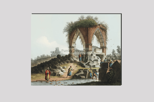 Fountain of Serpents from Views in the Ottoman Dominions, in Europe, in Asia, and some of the Mediterranean islands (1810) illustrated by Luigi Mayer (1755-1803).