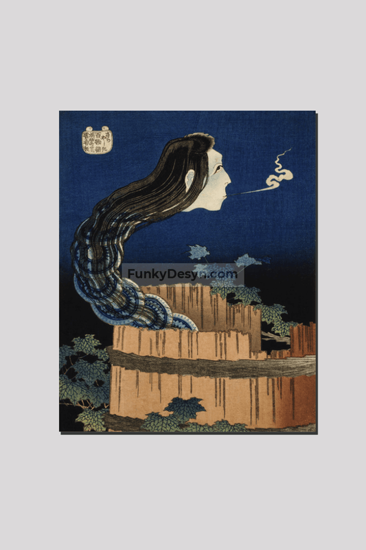 The Plate Mansion by Katsushika Hokusai (1760-1849)
