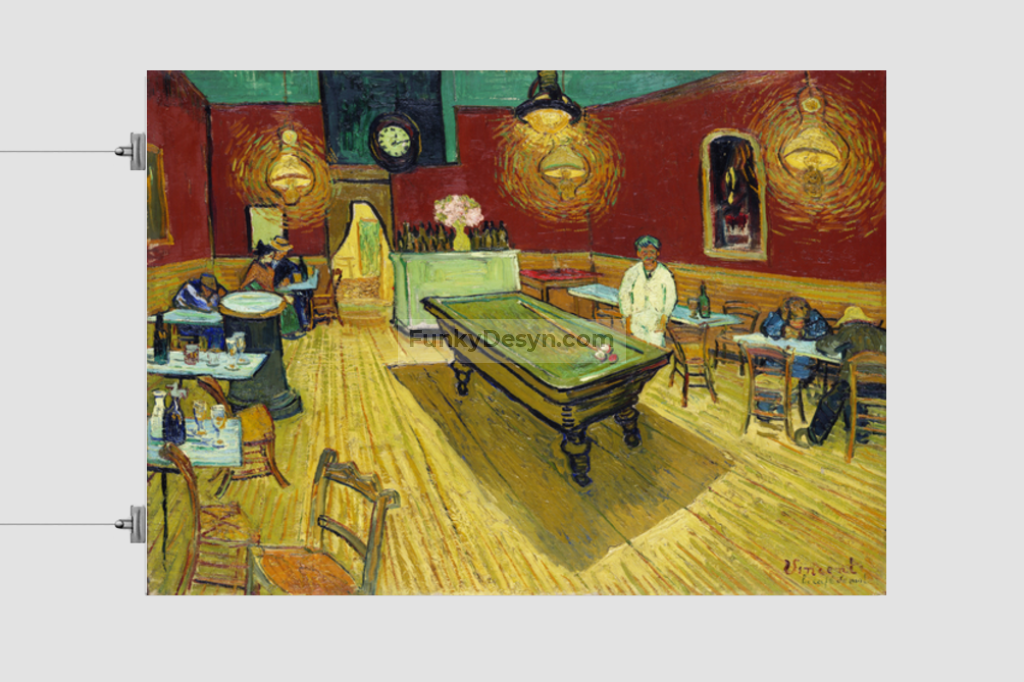 Le Café De Nuit (The Night Café) (1888) By Vincent Van Gogh. 11.7X16.54 Inches/ Rolled Poster