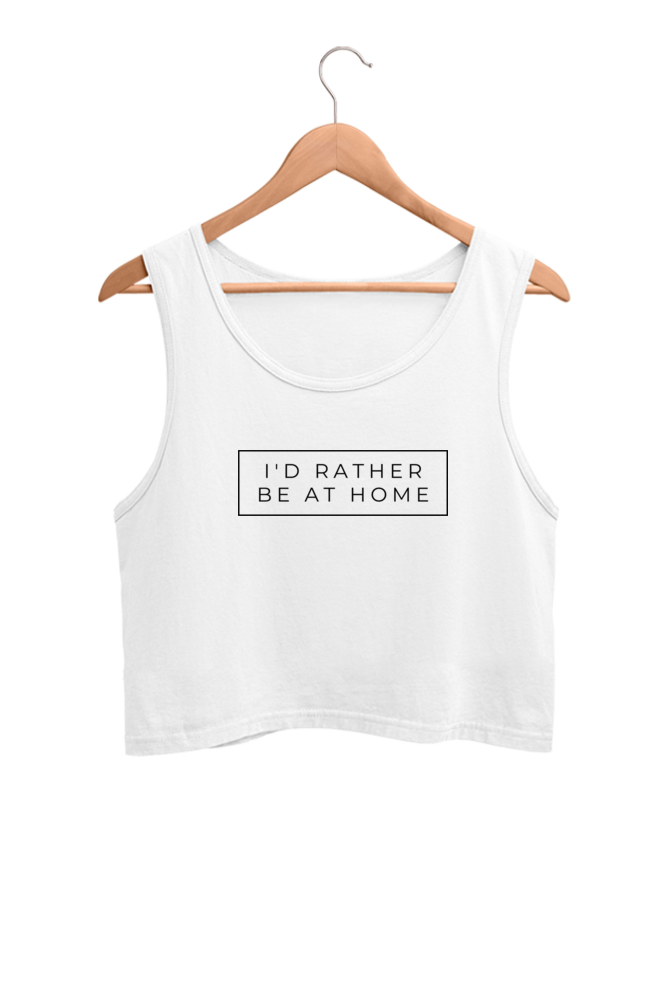 Black and White Minimalist Lifestyle - Crop Tank