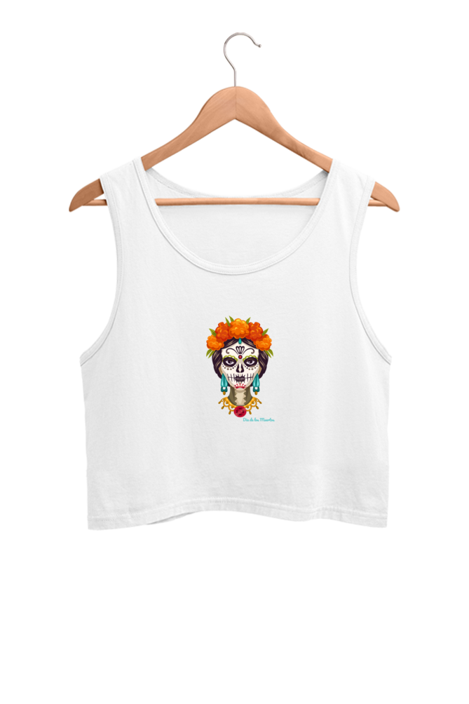 Day of The Dead (Día de Muertos) Mexican Festival - Crop Tank Tops
