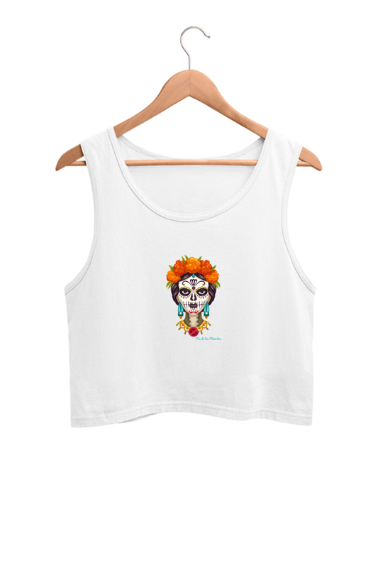 Day of The Dead (Día de Muertos) Mexican Festival - Crop Tank Tops