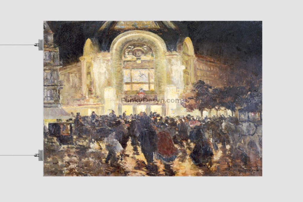 The Gaumont-Palace cinema, place de Clichy (19) by Louis Abel-Truchet