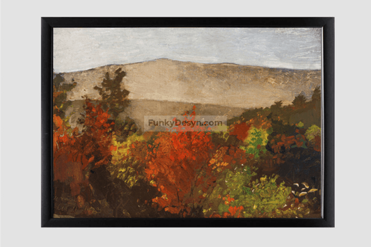 Autumn Treetops (1873) by Winslow Homer.