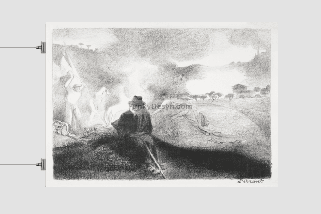 L’Errant (1856–1910) print in high resolution by Henri-Edmond Cross.