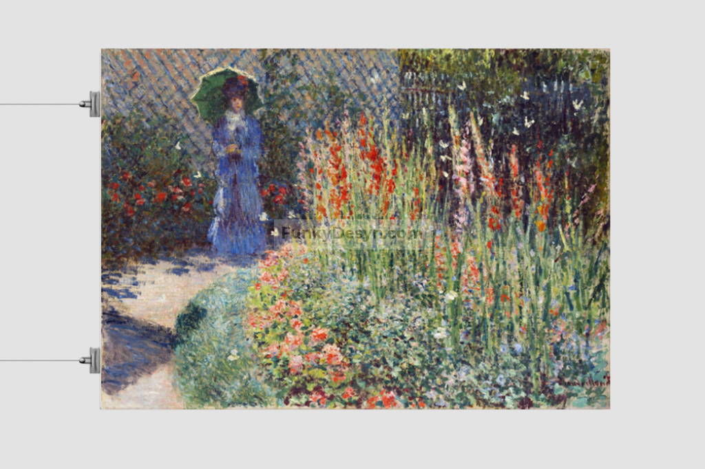 Claude Monet's Rounded Flower Bed (1876)
