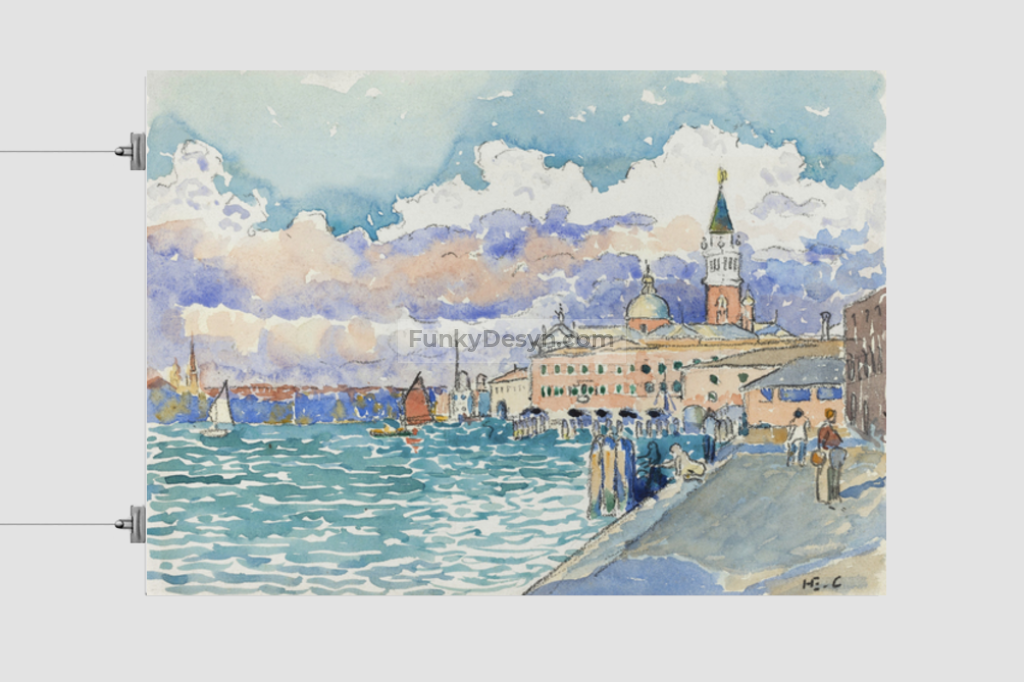 Venice (1903) painting in high resolution by Henri-Edmond Cross.