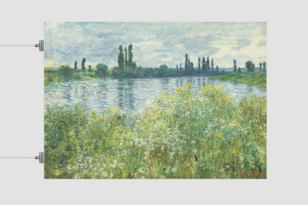 Banks of the Seine, Vétheuil (1880) by Claude Monet