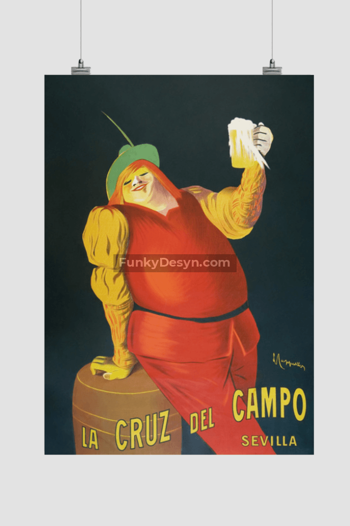 La Cruz del Campo beers (1906) by Leonetto Cappiello