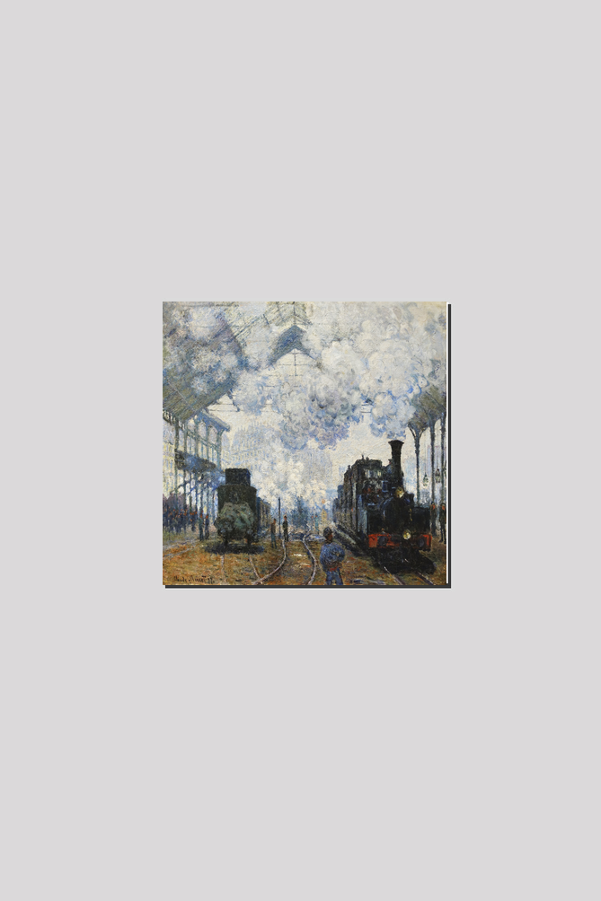 Claude Monet's Arrival of the Normandy Train (1877)