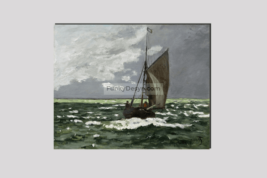 Claude Monet's Seascape, Storm (1866)