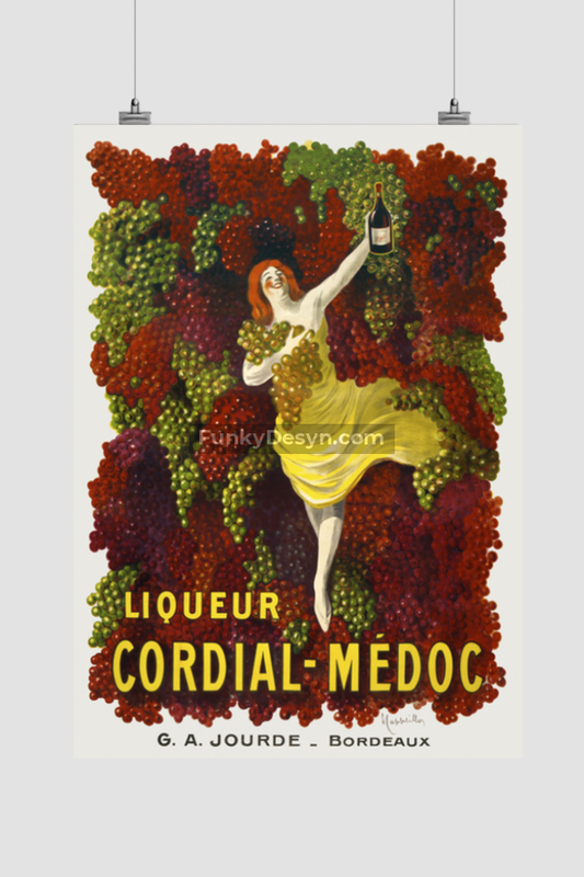 Liquer Cordial-Médoc, G. A. Jourde - Bordeaux (1907) by Leonetto Cappiello.