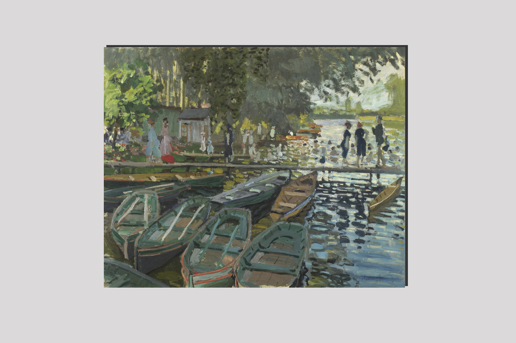 Claude Monet's Bathers at La Grenouillère (1896)