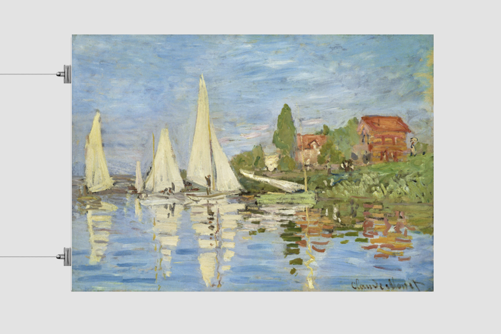 Claude Monet's Regattas at Argenteuil (1872)