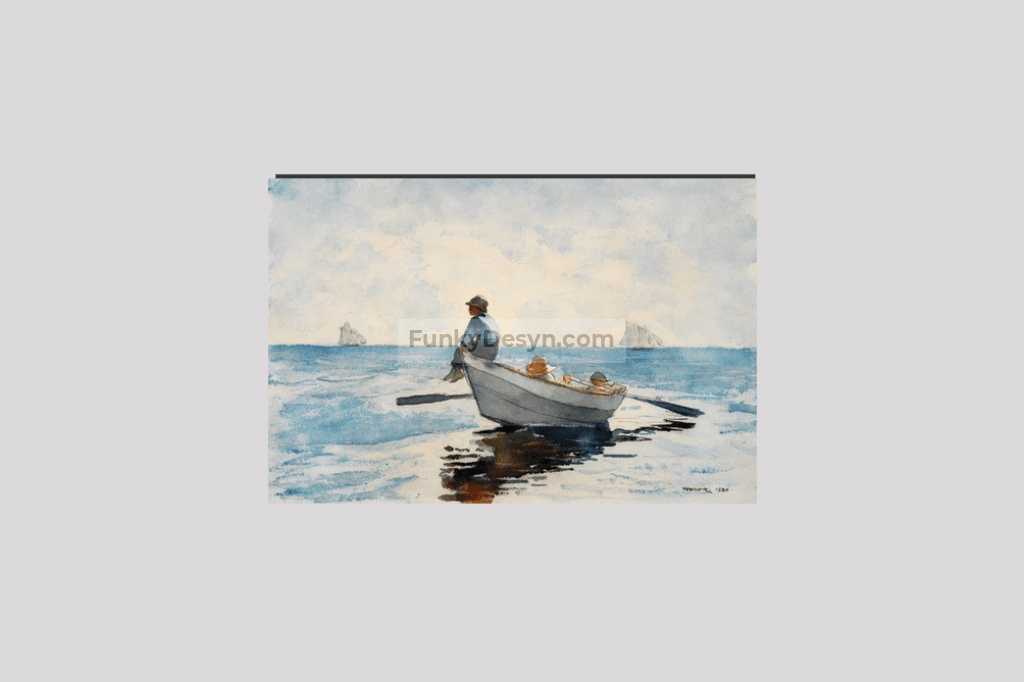 Boys in a Dory (1880) by Winslow Homer