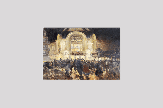 The Gaumont-Palace cinema, place de Clichy (19) by Louis Abel-Truchet