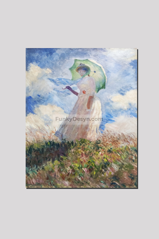 Claude Monets Suzanne Hoschedé (1886) 16X20 Inches/ Wrapped Canvas