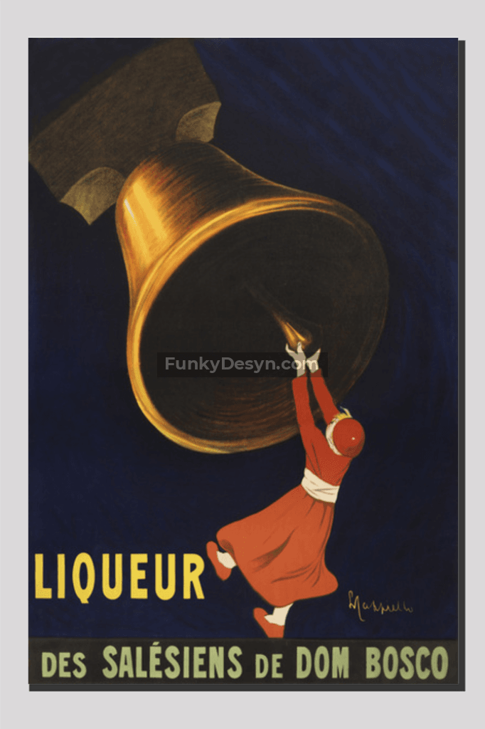 Angelus, liqueur des Salésiens de Dom Bosco (1907) by Leonetto Cappiello