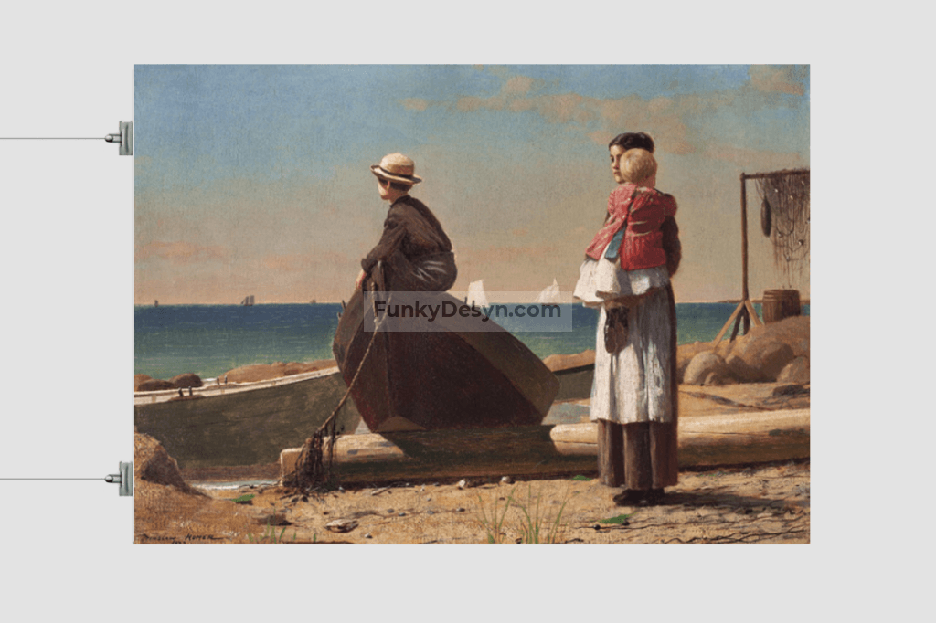 Dad's Coming (1873) by Winslow Homer