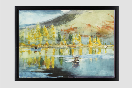 An October Day (1889) by Winslow Homer