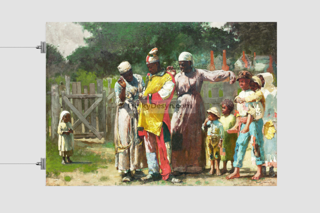 Dressing for the Carnival (1877) by Winslow Homer
