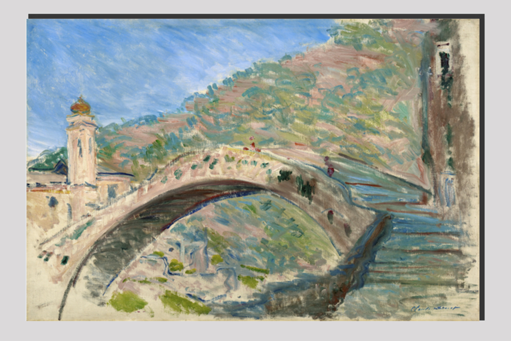 Monet's Bridge at Dolceacqua (1884)
