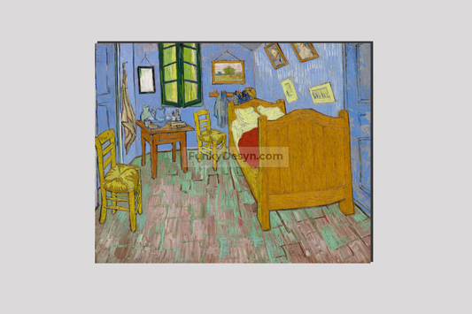 The Bedroom (1889) By Vincent Van Gogh. 16X20 Inches/ Wrapped Canvas