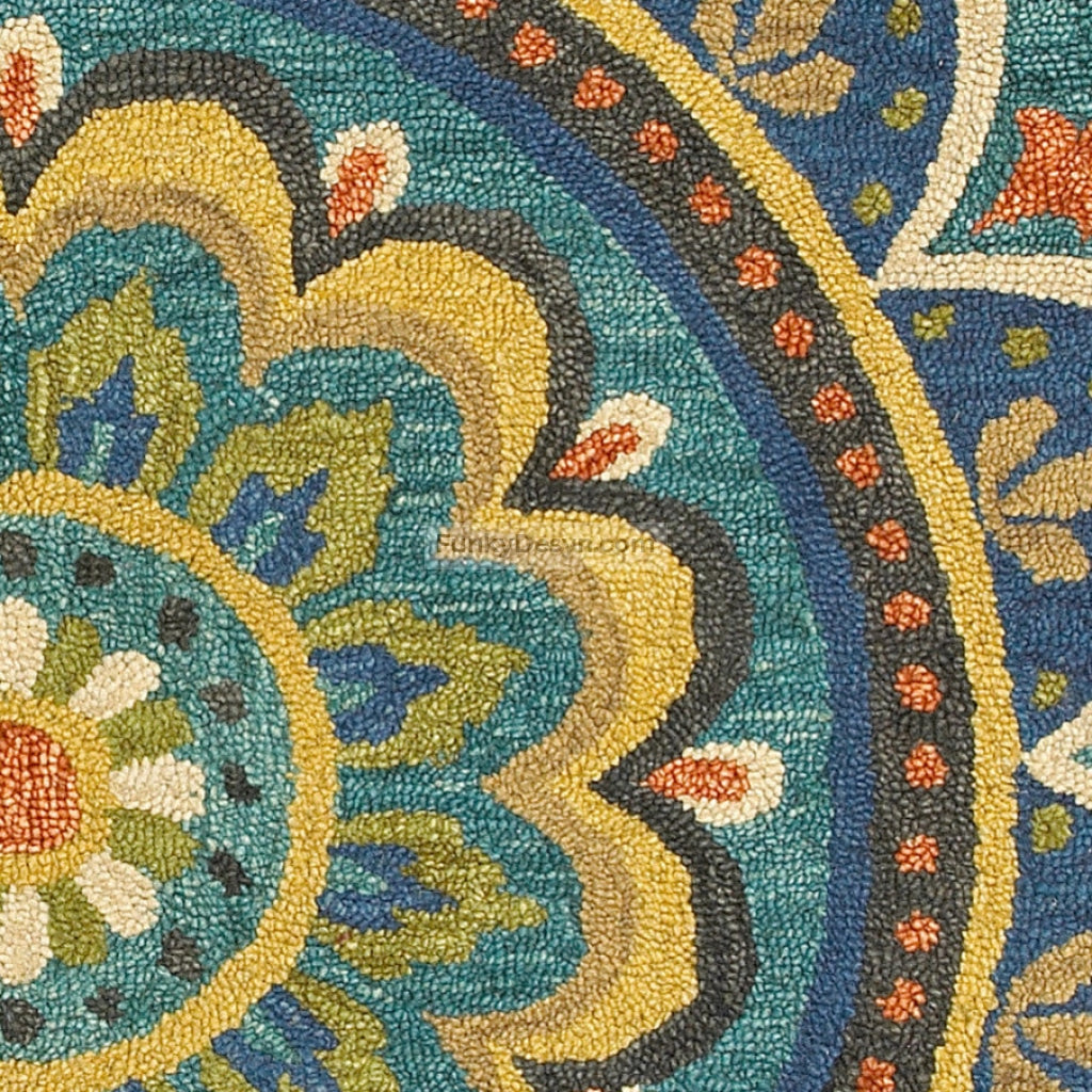 Floral Escape Mandala Area Rug