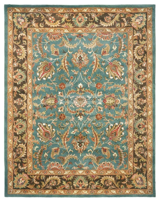 Brown/Blue Area Rug