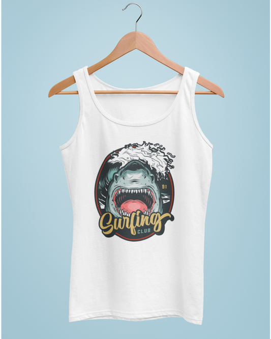 Shark Surfing Club - Tank Top