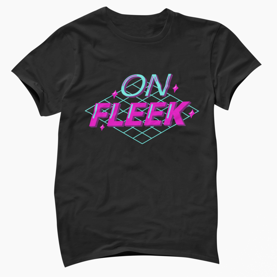 Blue and Pink Aesthetic Modern Futuristic On Fleek - UnisexT-Shirt