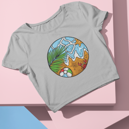 Minimalist Beach Crop Top