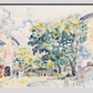 Antibes (Ca. 1918) Painting By Paul Signac 20X30 Inches/ Wrapped Canvas Decor