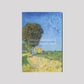 Vincent Van Goghs Avenue At Arles With Houses (1888) 8X12 Inches/ Wrapped Canvas