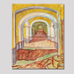 Corridor In The Asylum (1889) By Vincent Van Gogh. 16X20 Inches/ Wrapped Canvas
