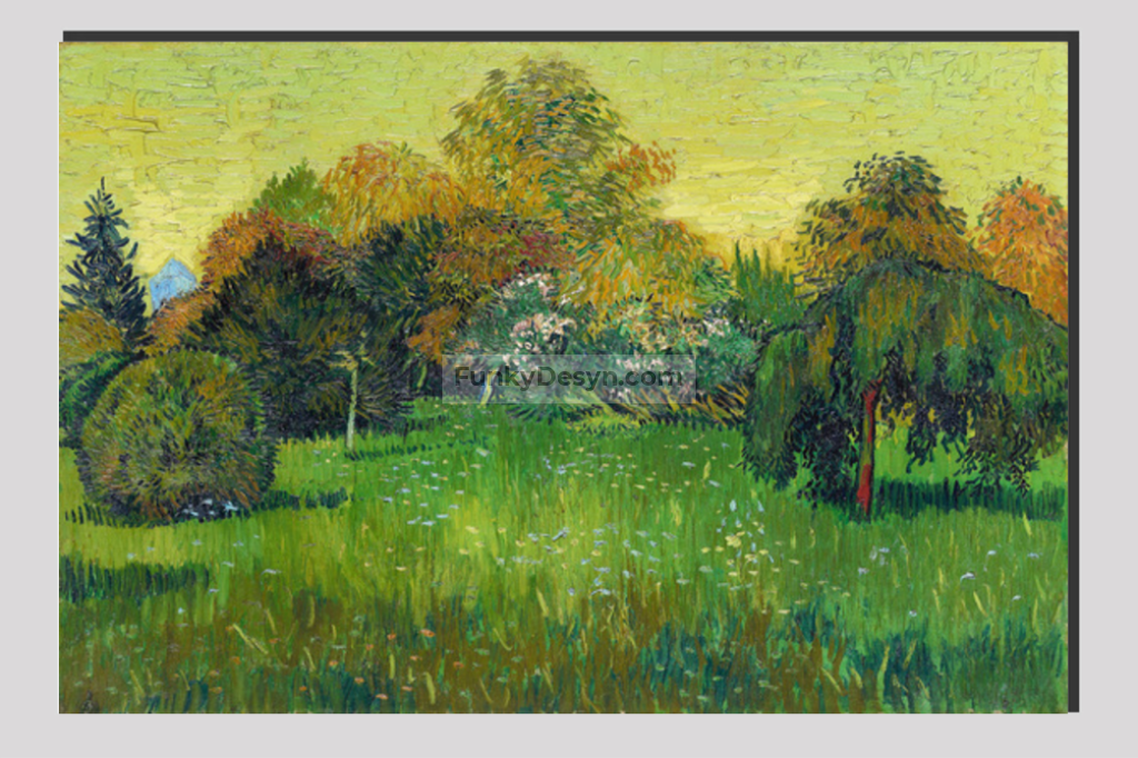 The Poets Garden (1888) By Vincent Van Gogh