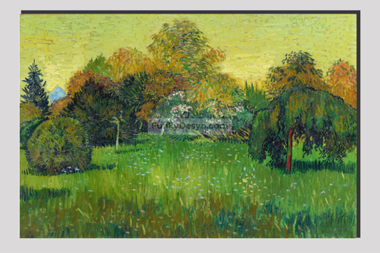 The Poets Garden (1888) By Vincent Van Gogh