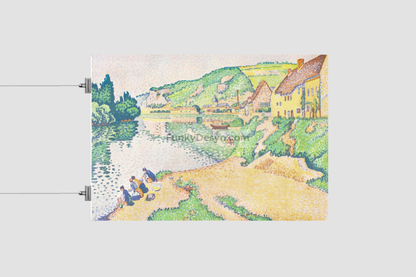 The Andelys (1895) Painting In High Resolution By Paul Signac 8.3X11.7 Inches/ Rolled Poster Decor