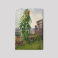 Vincent Van Goghs Allotment With Sunflower (1887) 8X12 Inches/ Wrapped Canvas