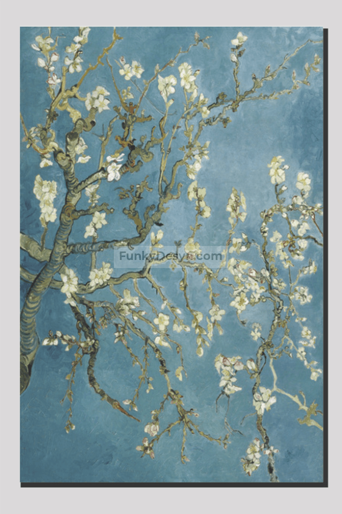 Vincent Van Goghs Almond Blossom (1890) 20X30 Inches/ Wrapped Canvas