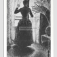 Woman At The Window Initial Conception For Painting Sunday (Ca. 18871888)By Paul Signac 11.7X16.54
