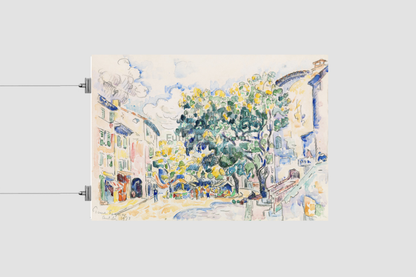 Antibes (Ca. 1918) Painting By Paul Signac 8.3X11.7 Inches/ Rolled Poster Decor