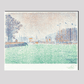 At Flushing (A Flessingue) (1895) Print By Paul Signac 16X20 Inches/ Wrapped Canvas Decor