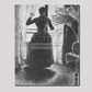 Woman At The Window Initial Conception For Painting Sunday (Ca. 18871888)By Paul Signac 16X20