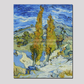 The Poplars At Saint-Rémy (1889) By Vincent Van Gogh. 16X20 Inches/ Wrapped Canvas