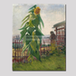 Vincent Van Goghs Allotment With Sunflower (1887) 16X20 Inches/ Wrapped Canvas