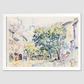 Antibes (Ca. 1918) Painting By Paul Signac 8.3X11.7 Inches/ White Framed Poster Decor