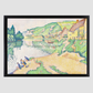 The Andelys (1895) Painting In High Resolution By Paul Signac 8.3X11.7 Inches/ Black Framed Poster